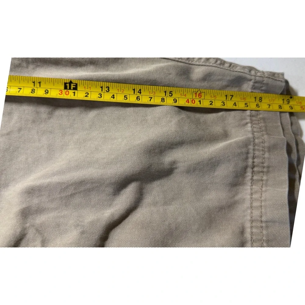 Oakley Mens Khaki Tan Cargo Shorts Size 31 Twill Outdoor Casual 6-Pocket